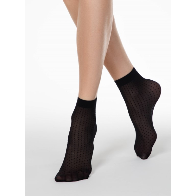 Fantasie panty sok kleine stippen